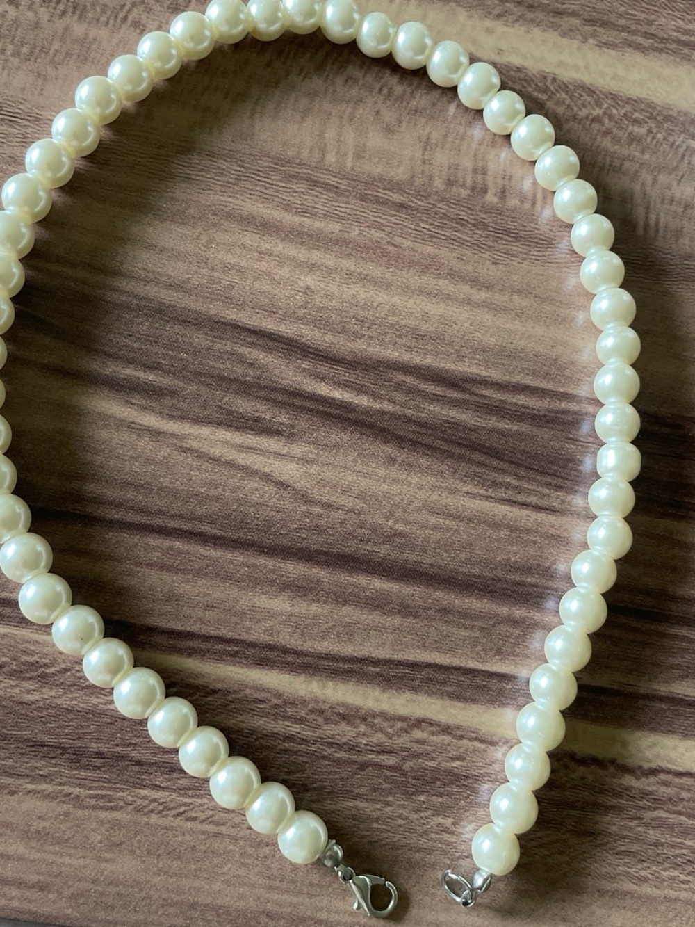 Classic Ivory Pearl Beaded Necklace